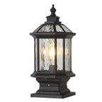 Pillar Lantern Light, Vintage European-Style Aluminum Outdoor Post Fixture