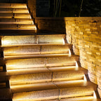 Triangle Solar Step Lights, Automatic Wire-Free Outdoor Lamps