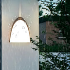Moderne LED udendørs væglampe, Shaa rustfri aluminiumsdesign