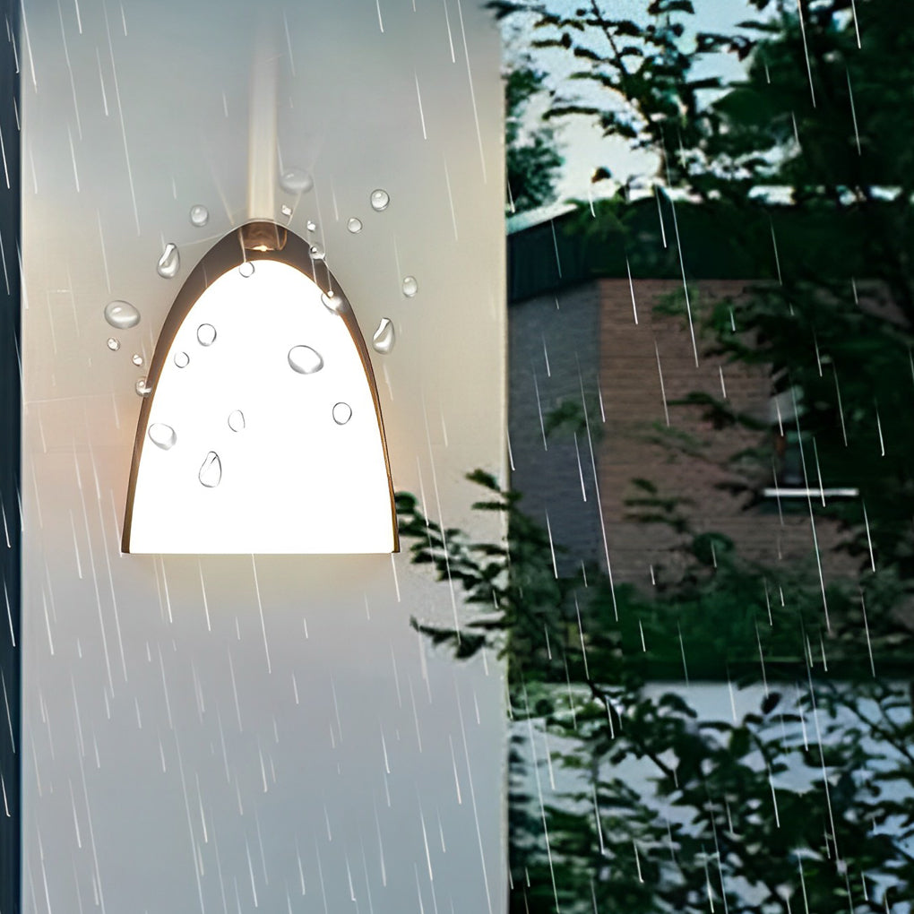 Moderne LED udendørs væglampe, Shaa rustfri aluminiumsdesign