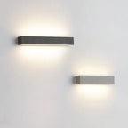 Udendørs væglampe i cement, Fyra design i sort eller hvid LED