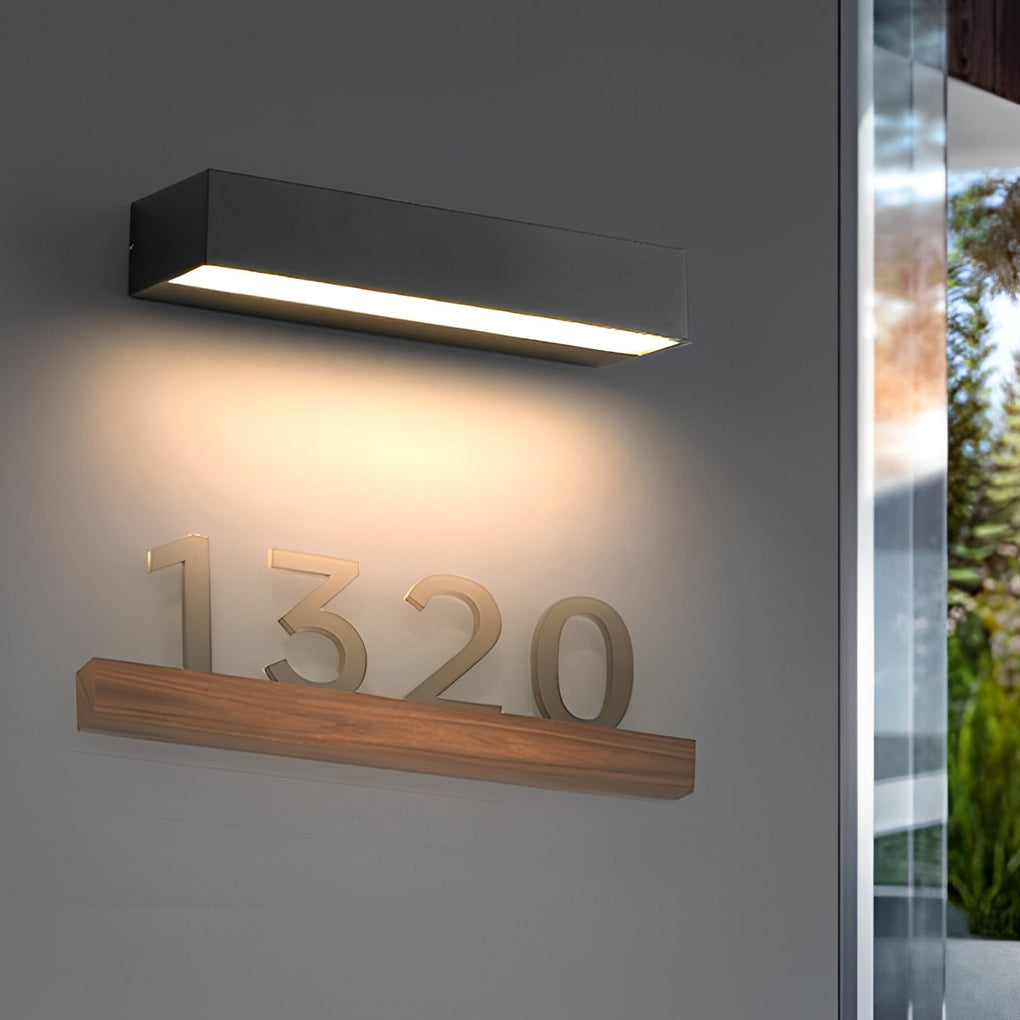 Minimalist LED Wall Washer Light, Rosemary Die-Cast Aluminum Strip