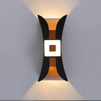 Vægvaskerlampe i støbt aluminium, vejrbestandigt LED-design