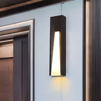 Arandela de Parede Exterior Vera em Aço Inoxidável com Luz LED Quente