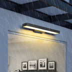Applique murale en acier inoxydable avec capteur de mouvement optionnel, luminaire LED extérieur  