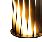Halvindbygget loftlampe med frostet akrylskærm, aluminiumsramme