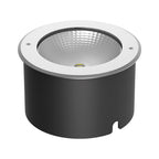 LED aluminium jordspot, minimalistisk uplighting-design