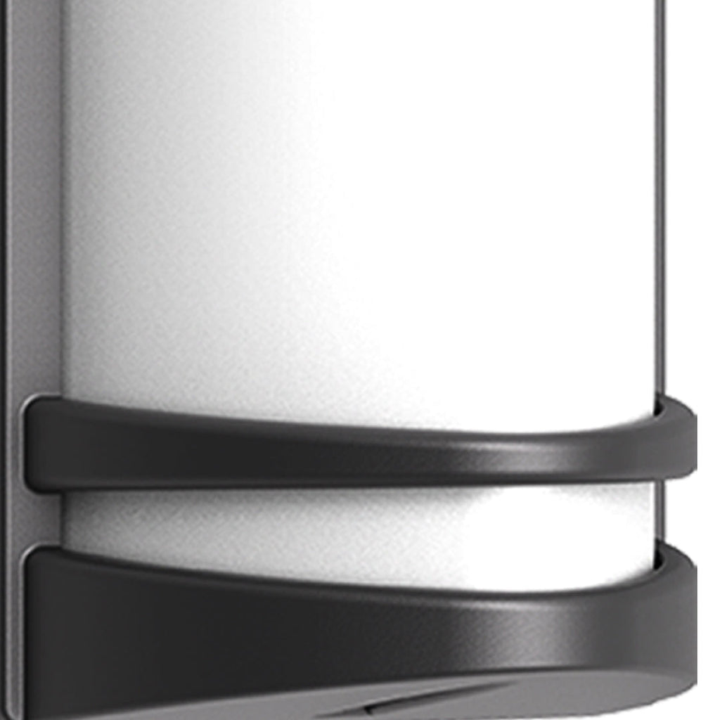 Laurce Nordic LED udendørs væglampe, sort aluminium, OSRAM-chip