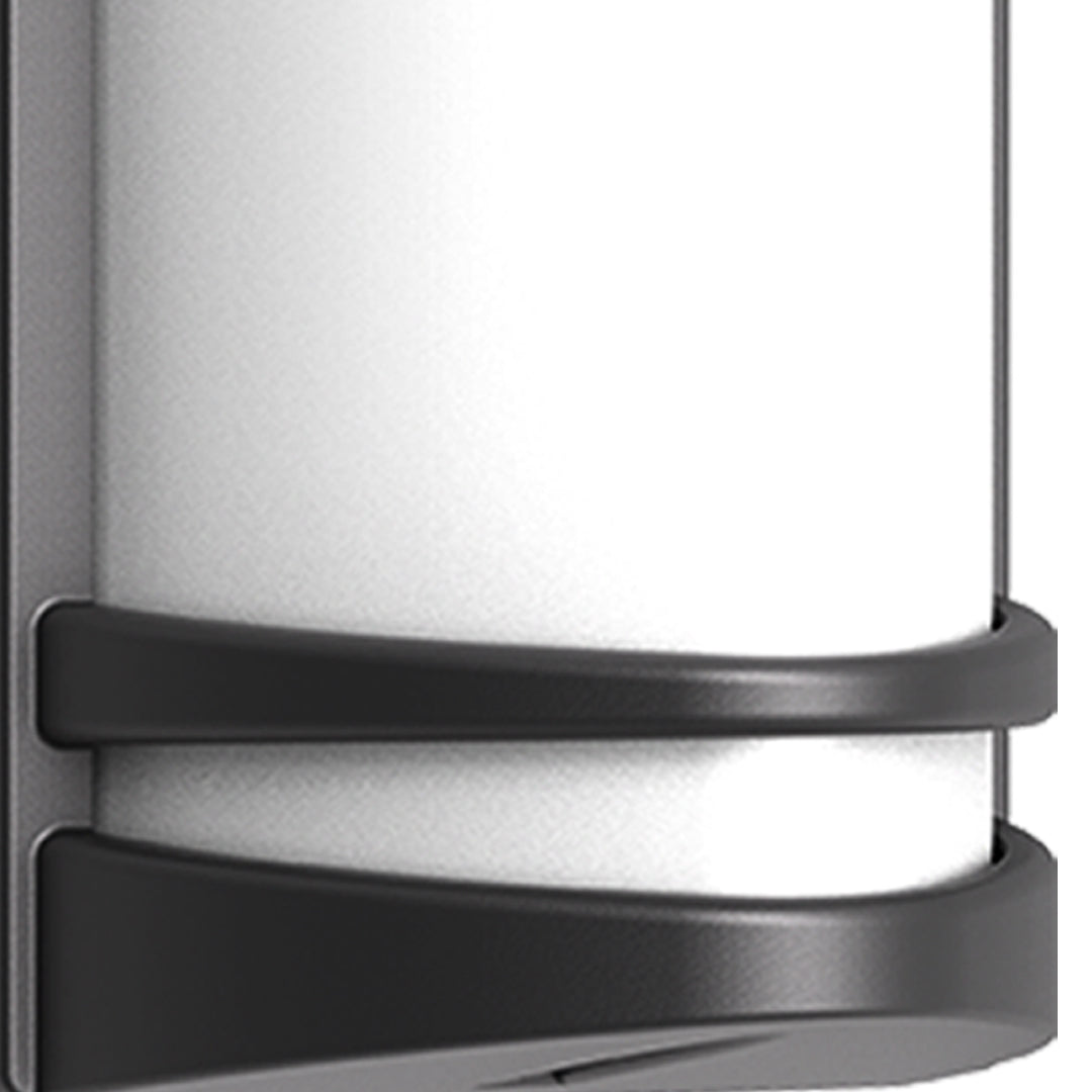 Laurce Nordic LED udendørs væglampe, sort aluminium, OSRAM-chip