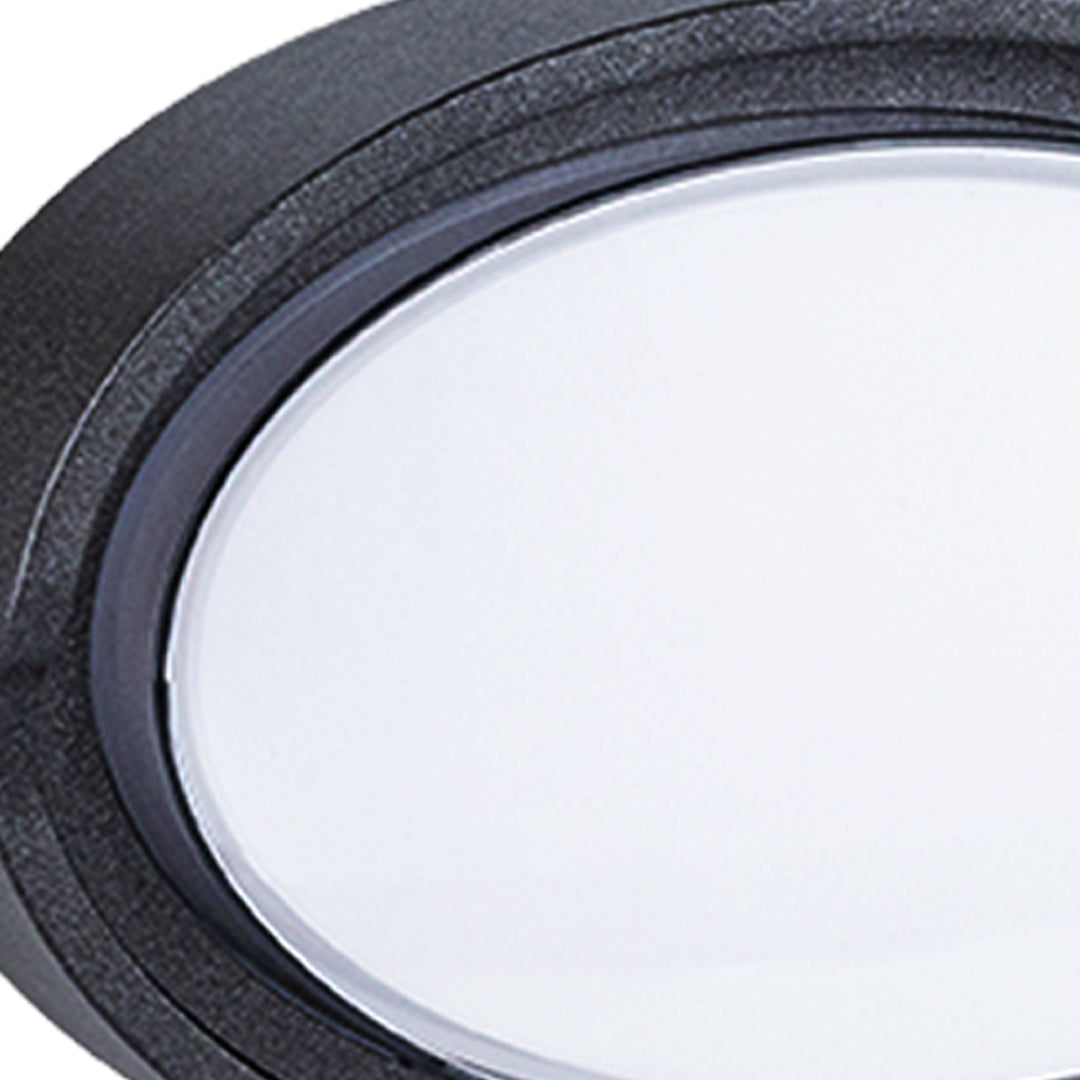 Applique murale Greory ronde ou ovale, LED minimaliste pour espaces extérieurs  