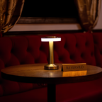 Wireless Table Lamp, Retro Bar Design, Dimmable USB-C LED