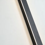 Linear Metal Outdoor Wall Light With Acrylic Diffuser, Black