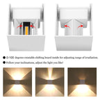 Adjustable Outdoor Wall Light, Weatherproof Metal Sconce