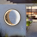 Sigmn Crescent Moon aluminium vegglampe for utendørsområder