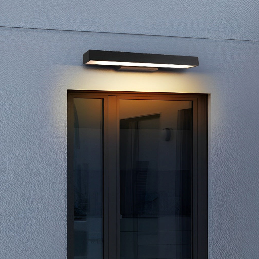 Applique murale en acier inoxydable avec capteur de mouvement optionnel, luminaire LED extérieur  