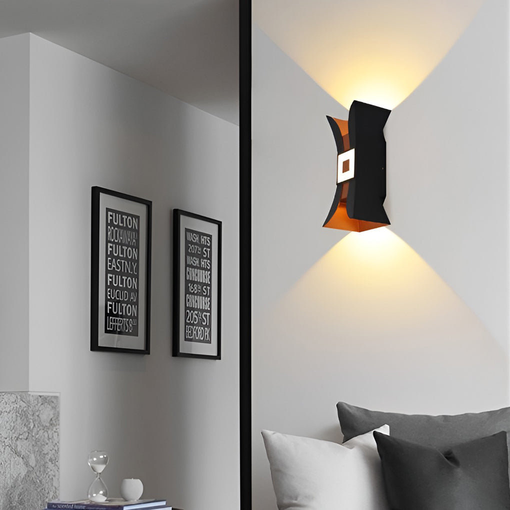 Vægvaskerlampe i støbt aluminium, vejrbestandigt LED-design