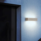 Udendørs væglampe i cement, Fyra design i sort eller hvid LED