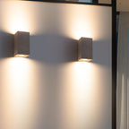Steadfast Terrazzo Aluminium Udendørs Væglampe, Op-Ned LED Væglampe