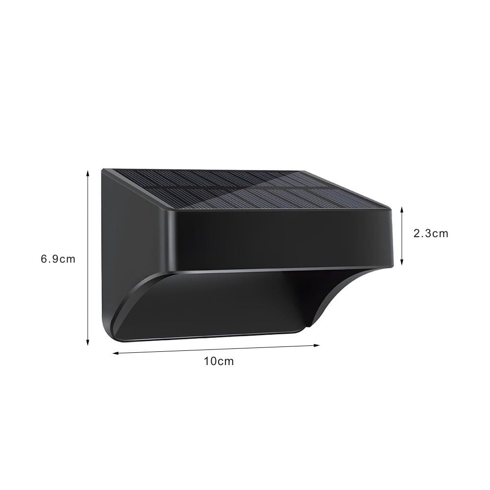 Luz de Parede Exterior Solar Dusk-To-Dawn com LEDs Branco Quente e RGB