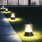 Lunan Aluminum Garden Stake Light, Scandinavian LED Bollard Design