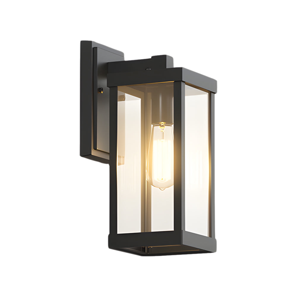 Gardener Wall Sconce For Outdoors, American Minimalist Style, Black Aluminum