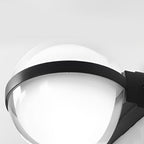 Lampe murale ronde LED Sirea, corps en fer design nordique minimaliste