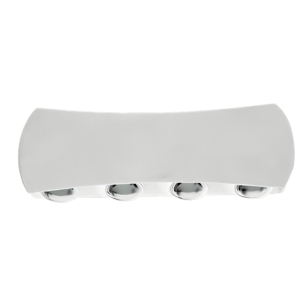 Luz de Parede Exterior Up-Down, Arandela LED Moderna em Alumínio Preto ou Branco
