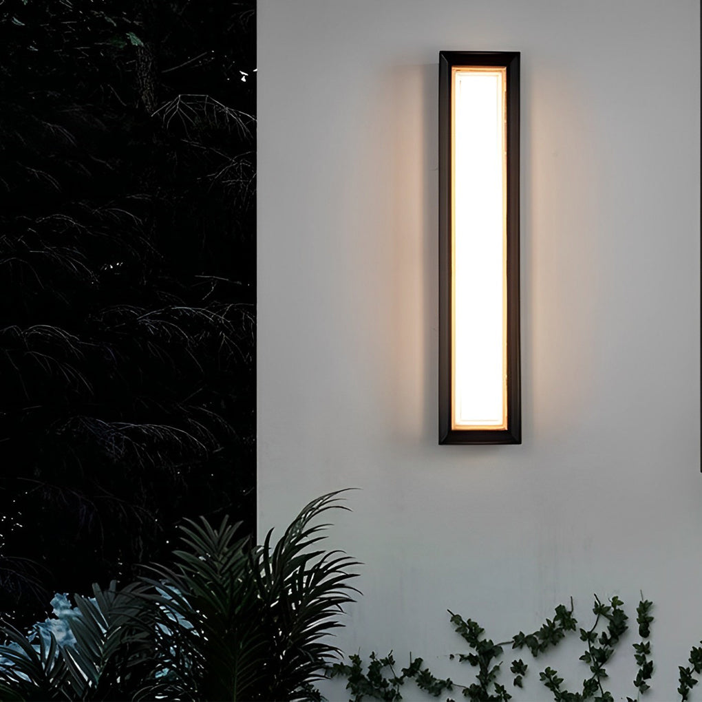 Lampe murale extérieure Quest noire et or, aluminium poli, design IP65  
