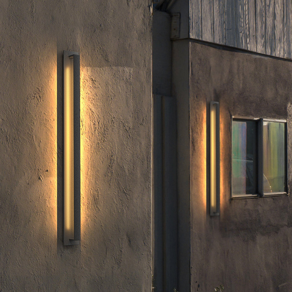 Retro industriel udendørs væglampe i aluminium, IP65 LED-væglampe