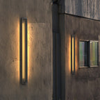 Retro industriel udendørs væglampe i aluminium, IP65 LED-væglampe