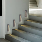 IP65 LED trappevægslampe, rektangulært støbt aluminiumslegeme