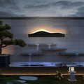 Luz de Parede Moderna em Acrílico para Uso Externo, Design Escultural LED
