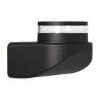 Modern Cylinder Outdoor Wall Light, Black Aluminum, Waterproof LED