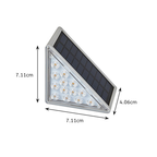 Triangle Solar Step Lights, Automatic Wire-Free Outdoor Lamps