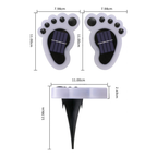 Solcelledrevet LED-havebelysning, skumring-til-daggry ABS jordspyd