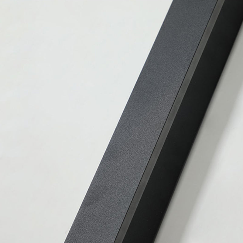 Applique murale extérieure LED minimaliste, métal et acrylique, 8 tailles