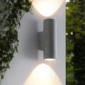 Cementcylinder udendørsvæglampe med integreret LED
