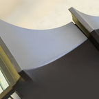 Udendørs Væglampe, Vita Aluminium & Glas Retro-Modern Design