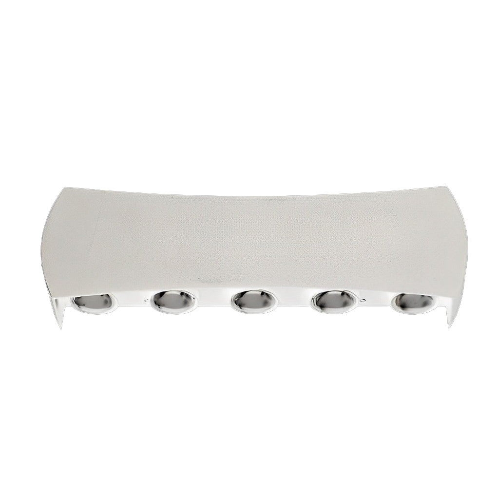Luz de Parede Exterior Up-Down, Arandela LED Moderna em Alumínio Preto ou Branco