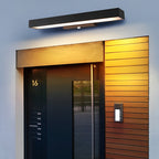 Applique murale en acier inoxydable avec capteur de mouvement optionnel, luminaire LED extérieur  