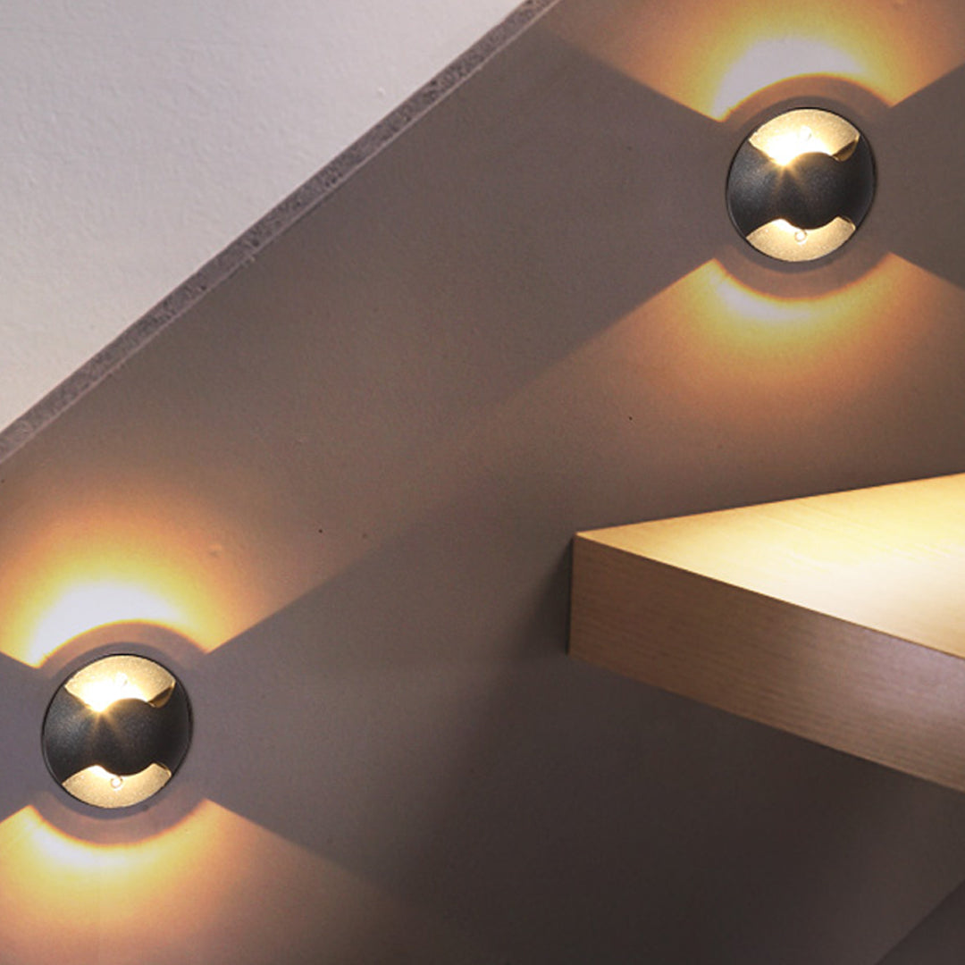Brønnlys med sideutstrålende LED, livlig aluminiumsdesign