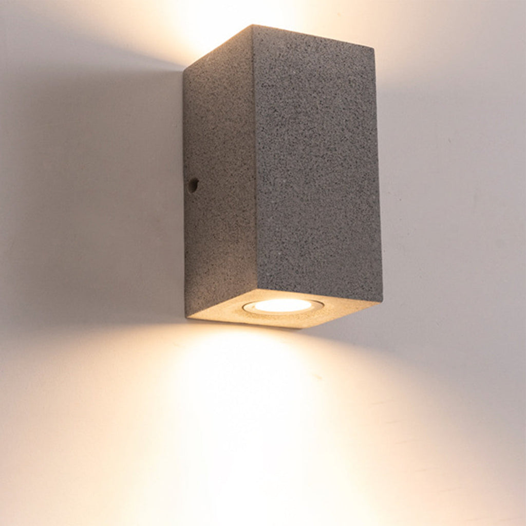 Steadfast Terrazzo Aluminium Udendørs Væglampe, Op-Ned LED Væglampe