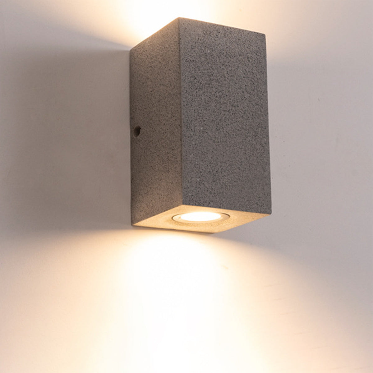 Steadfast Terrazzo Aluminium Udendørs Væglampe, Op-Ned LED Væglampe