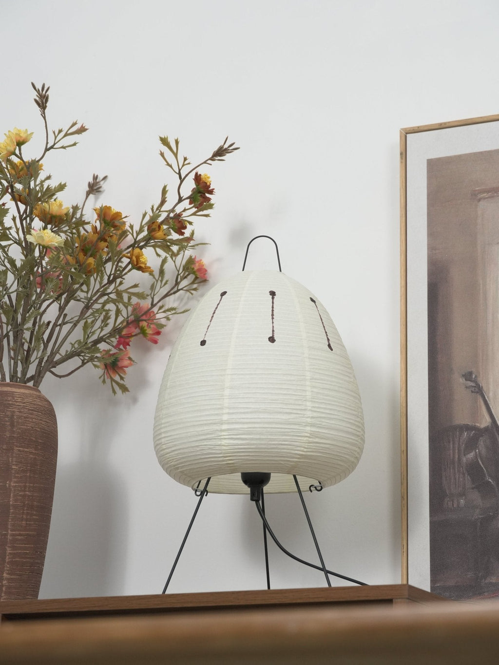 Table Lamp, Xuanzhi, Handmade Mulberry Paper Shade, E26/E27, Plug-In
