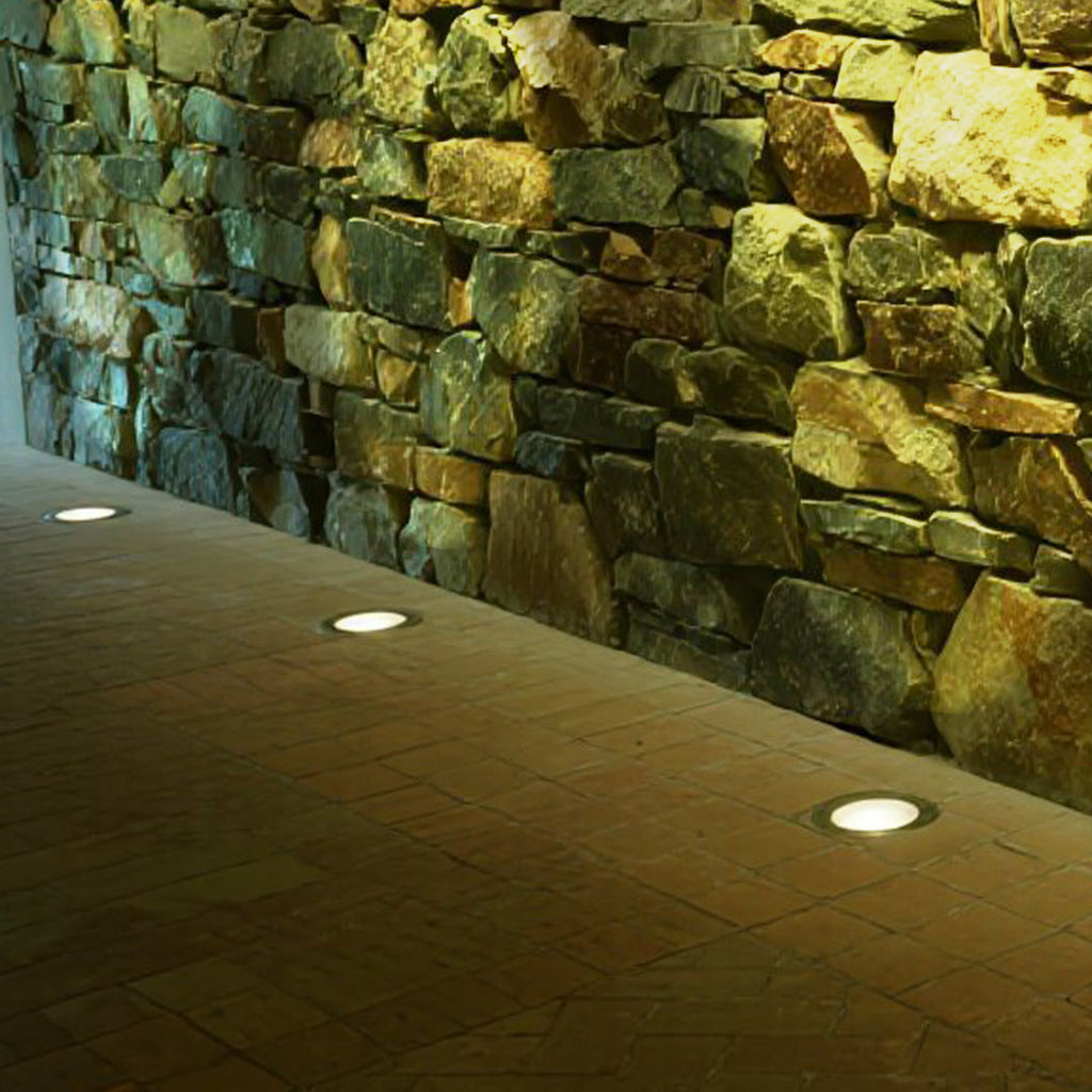LED aluminium jordspot, minimalistisk uplighting-design