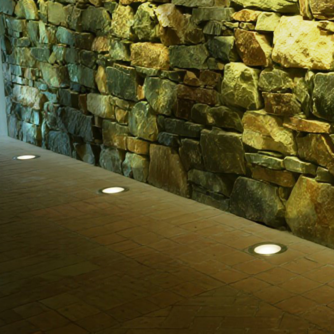 LED aluminium jordspot, minimalistisk uplighting-design