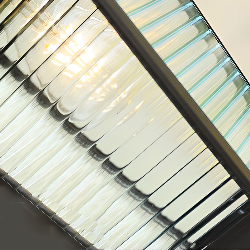 Udendørs Væglampe, Vita Aluminium & Glas Retro-Modern Design