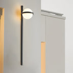 Flowerpot-Shaped Outdoor Wall Light, Modern Steel LED Sconce