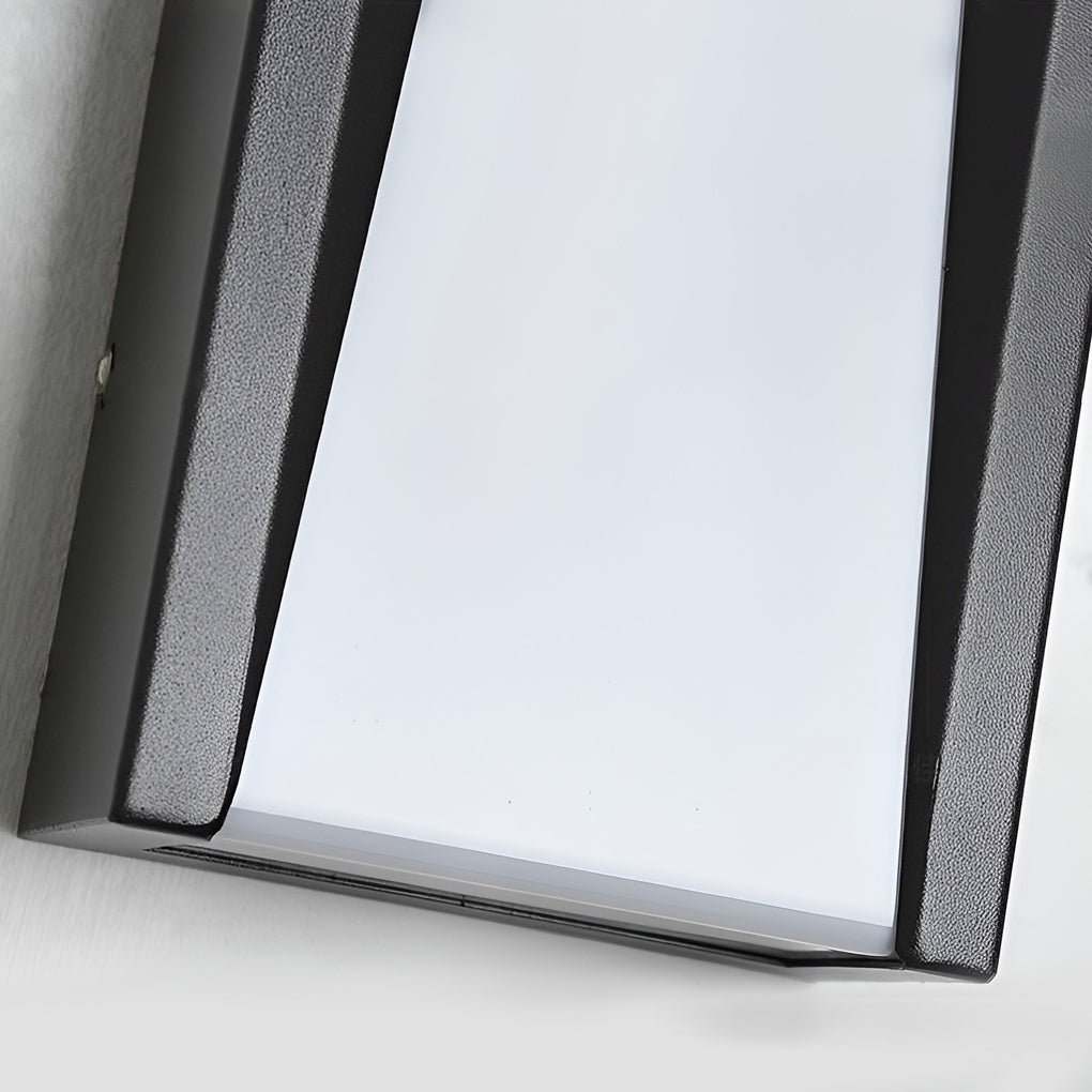 Arandela de Parede Exterior Vera em Aço Inoxidável com Luz LED Quente
