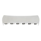 Luz de Parede Exterior Up-Down, Arandela LED Moderna em Alumínio Preto ou Branco